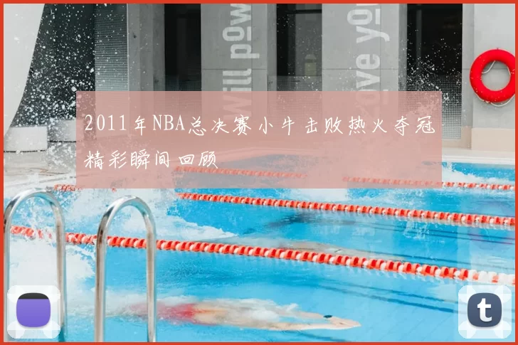 2011年NBA总决赛小牛击败热火夺冠精彩瞬间回顾